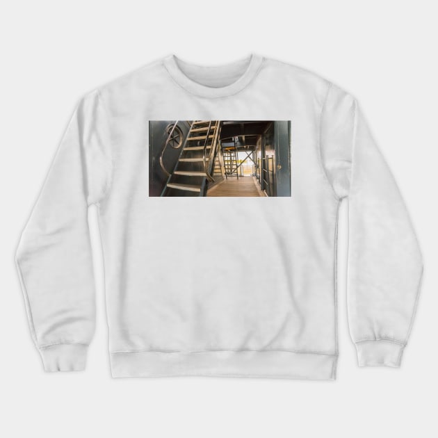 Battleship steps Crewneck Sweatshirt by KensLensDesigns